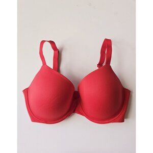 Soma Enbliss Red Full Coverage Figure Underwire Lined Molded T-Shirt Bra 34DD